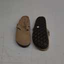 Asgard Genuine Suede Clogs for Women Men Leather Mules Arch Support Potato Shoes with Comfort Cork Footbed Taupe 40 (Size 8-8.5)