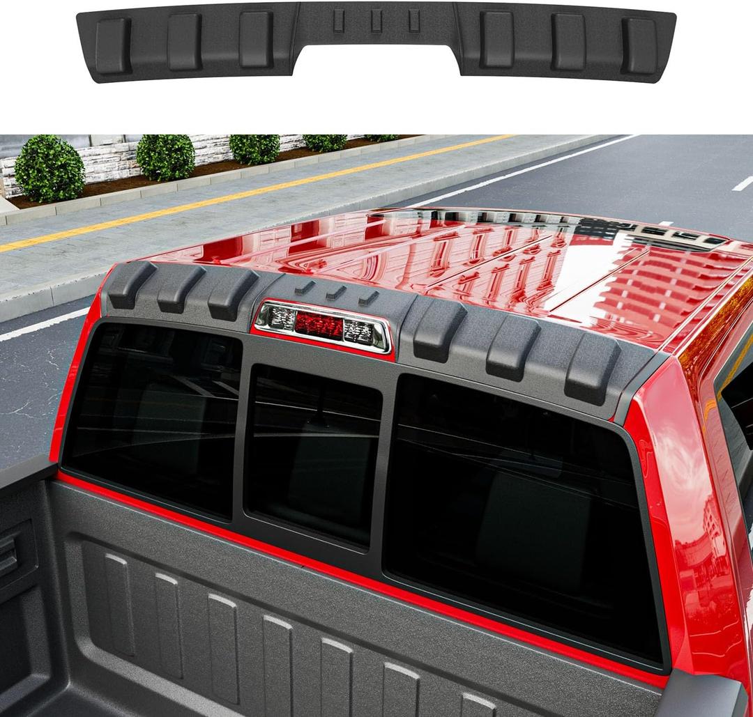 Xipoo Rear Roof Protector Compatible with 2009-2014 Ford F150 Truck Cab Roof Protector Rear Spoiler Replacement for 2009 2010 2011 2012 2013 2014 Ford F-150 Accessories