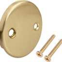 RP31556CZ Overflow Plate and Screws Drain Kit Replacement for Delta Tub, Champagne Bronze Color
