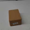 French Fitness 4"" Yoga Cork Block  100% Natural Cork, Non-Slip Surface, Lightweight, Rounded Edges for Comfort, Durable & Easy to Clean, Perfect for Yoga and Pilates Practice