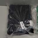 Madeals Microfiber Toilet Lid Cover Soft and Absorbent, Comfortable Bathroom Toilet Lid Cover Seat Fits Most Size Toilet Lids for Black