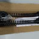 HOME MASTER HARDWARE 11" Gate Spring Self Closing Outdoor, Heavy Duty Gate Springs Black,Automatic Gate Closer for Wooden and Vinyl Fence, Adjustable Tension Door Springs to Close Door(Steel,2 Pack)