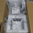 White Outdoor Wall Lantern 2-Pack, Large 18" Aluminum Exterior Wall Sconce Outdoor Porch Lights with Clear Glass, White Carriage Lights Outdoor Enclosed Bottom Outdoor Wall Light for House ETL listed (No Sensor)