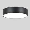 DOTCN Black Flush Mount Light Fixture, 2-Light Minimalist Close to Ceiling Lamp, Industrial for Hallway, Entryway, Closet, Foyer, Balcony, Laundry Room, 11.8 Inch