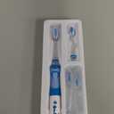 SEAGO Kids Electric Toothbrush with 2 Mins Brushing Timer and 4 Replacement Bursh Heads, Rainbow LED Light Make Brushing Fun, Boys Battery Powerd Toothbrush for 4-12 Years Old，SG-977 (Light Blue)