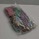 72 Pcs Pastel Christmas Tree Picks and Sprays Decoration Candy Christmas Tree Decor Artificial Glitter Berry Stems Pastel Candy Picks Ornaments Branches for Vase Filler Holiday Party Decoration