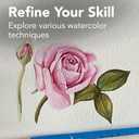 Canson XL Series Watercolor Pad, Heavyweight White Paper, Foldover Binding, 30 Sheets, 11x15 inch