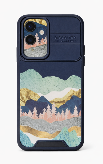 for Samsung Galaxy S23 FE Case - [2in1] Women Cute Girls Phone Cover Aesthetic Mountain Unique Design Camera Cover Compatible with MagSafe Ring Holder Stand Case for Galaxy S23 FE 5G 6.4"