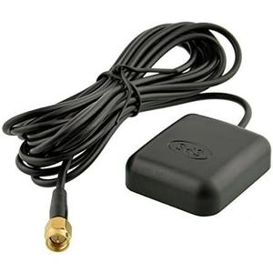Waterproof Active GPS Antenna with Magnetic Base - 28dB - 3-5V - SMA Connector and Adapter Included