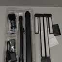 Moremili Adjustable LED Desk Lamp for Home Office | Integrated Power Hub with 2 Wide-Spaced AC Outlets, USB-C & USB-A Charging Ports | Anti-Glare Light, Foldable Design & Surge Protection