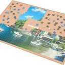 Lavievert Wooden Jigsaw Puzzle Board, Lightweight & Portable Puzzle Plateau Storage Saver with Non-Slip Surface for Up to 1000 Pieces
