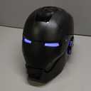 Iron Hero MK5 Black Motorized Cosplay Helmet, Voice, Touch & Remote Control