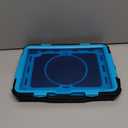 Cantis Case for iPad (A16) 11th/ 10th Generation 11/ 10.9 Inch 2025/ 2022, Shockproof Case for iPad 11 with Screen Protector/ Rotating Stand/ Adjustable Shoulder Strap/ Pen Holder, Black+Blue+Black