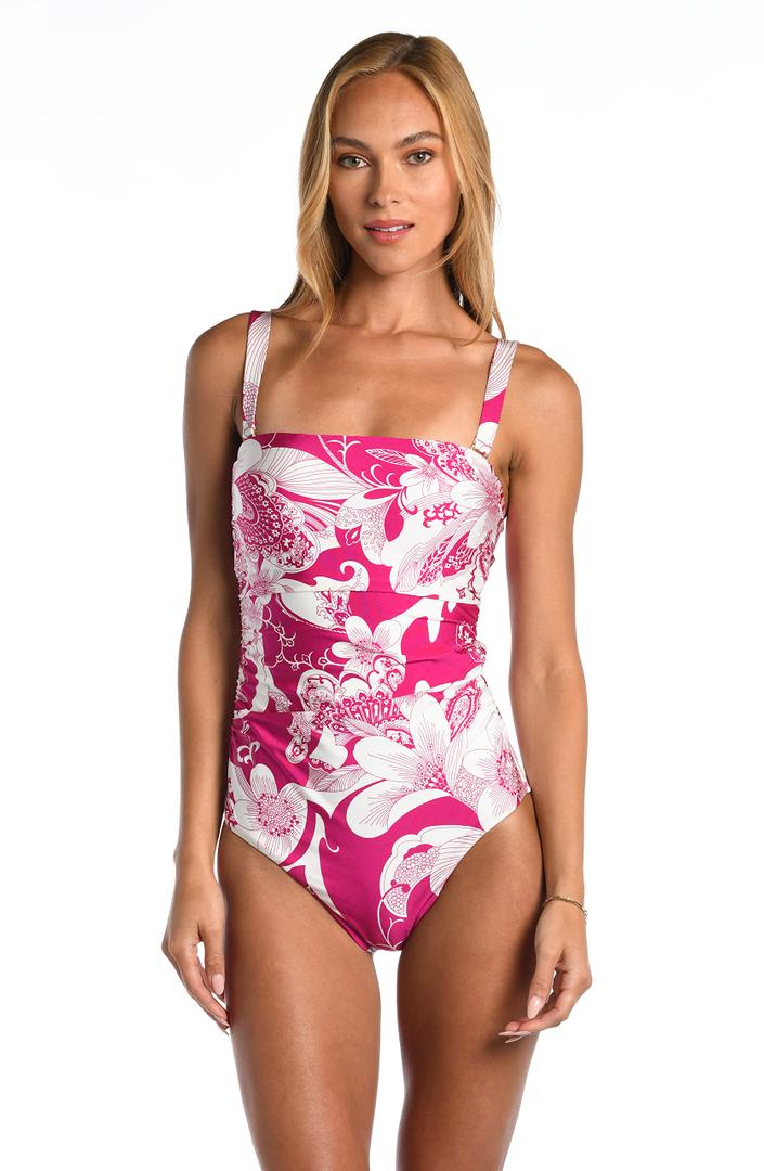 Sunshine 79 Women's Bandeau Mio One Piece Swimsuit Size 14