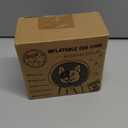 Supet Raised Inflatable Dog Cone Collar to Stop Licking, Soft Dog Cone Alternative After Surgery, Pet Neck Donut Collar for Small Medium Large Dogs (M(Neck 9"-12.5"), Solid Pink)