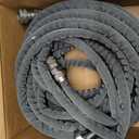 TheFitLife Flexible Garden Hose - Non-Expandable Water Hose with 3/4" Swivel Metal Fittings, 1/2" Diameter. Leak-Proof, Kink-Free, Lightweight, Easy Storage, for Outdoor Use (50FT)