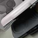 Dash MultiMaker® Double Mini Maker System - Dual Ceramic Nonstick Cooking Surfaces - Built-In Cord Wrap - Makes 4-Inch Waffles - Lavender, 4 Plates