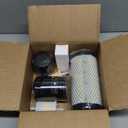 XYZIL Filter Kit LVA21035 Compatible with John Deere 1023E 1026R Compact Utility Tractor 1023E SN -117913 1026R SN -202258 Oil Hydraulic Air Inline Fuel M113621 M806418 LVA16054 AM116304 MIU804763