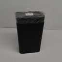 Bathroom Trash Can with Lid, 2 Pack 4 Gallons/15 Liters Garbage Can with Pop-Up Lid, Small Plastic Trash Can, Slim Trash Bin Waste Basket for Bathroom, Bedroom, Office, Living Room(Black) (2 Pack 4 Gallons/15 Liters Black)