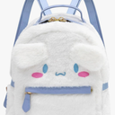 trettitre Cinnamoroll Kids Backpack, Kawaii Stuff Plush Backpack, Adorable Bag Handbag for Girls Kids Fans Birthday Present School Supplies