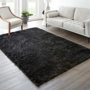 Ophanie 7x9 Black Rugs for Living Room, LargeFluffy Shag Fuzzy Plush Soft Living Room Area Rugs, Floor Shaggy Carpets for Bedroom, Carpet for Kids Boys Girls Dorm Nursery Home Decor Aesthetic
