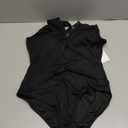 Popilush Bodysuits for Women Tummy Control Henley Going Out Outfits Shirts Body Suits Thong Button Down Tank Tops, size L