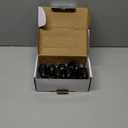 Black Office Chair Casters, Set of 5, 3 Inch Rubber Rollerblade Wheels for Desk & Gaming Chair are Easy to Install & Suitable for All Floor Types