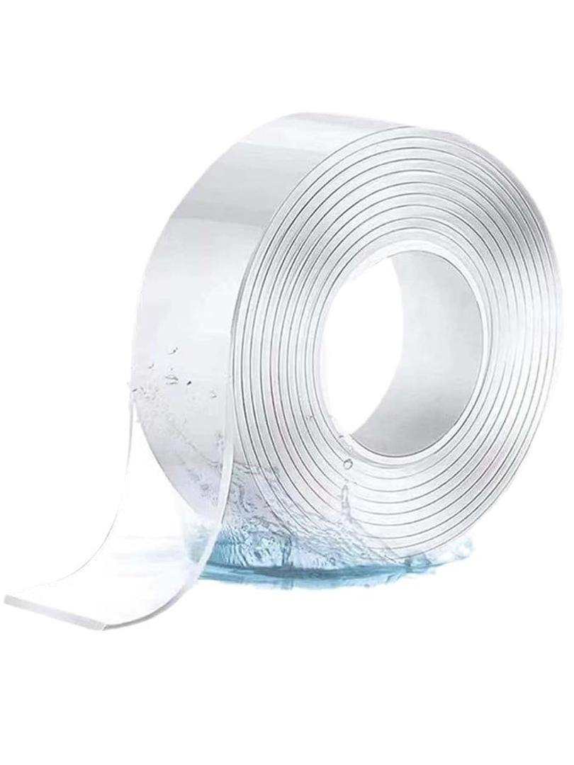 Nano Double Sided Tape, Heavy Duty Acrylic Adhesive, Removable No Residue, Waterproof Multipurpose Tape for Home Decor, Car Accessories, Office & DIY Projects (Essential for Daily Life) (16.5 Feet)