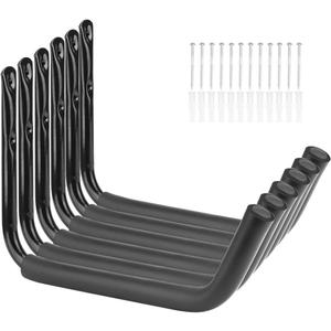 Vahodegn Garage Storage Heavy Duty Hooks, 15Inch Jumbo Arm Kayak Rack, 6 Pack Wall Mount Canoe Hangers