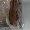 Lavezee 5x7 Collage Triple Picture Frames Set, Walnut Brown 6 Opening Hanging Vertical Frame Made to Display 5 by 7 Inch Photo Print for Wall Decor