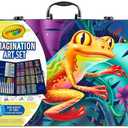 Imagination Art Coloring Set, 115 Pcs, Art & Craft Kit, Drawing & Coloring Supplies, Creative Gifts for Kids - Portable Art Studio for A Beginner Child to Take Anywhere