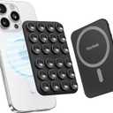 Klearlook Magnetic Suction Phone Mount for MagSafe Case, Removable Sticky Phone Grip Holder for Hands-Free Makeup/Selfie/Live Streaming/Vlog for TikTok & Instagram Influencer/Creator, Black