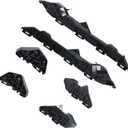 SecosAutoparts 6PCS Rear Bumper Cover Retainer Brackets and Support Mounting Kit, Compatible with Toyota Corolla 2009-2013 Replacement 5215602100 5215502110 5256302060 5256202080 Bumper Mount Support
