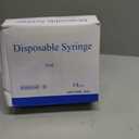 100 Pack Disposable 5ml/cc Lab Syringes with 22Ga 1.25 Inch Needle Luer Lock, Individually Sealed Packed