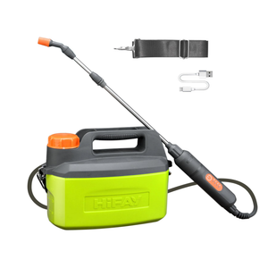 HIFAY ES4PRO Electric Sprayer 1 Gallon Builtin 4000mAh,Rechargeable Battery Powered Sprayer with Telescopic Wand,Plant Mister,Kitchen Cleaning,Indoor Watering Can for Plants (Green)