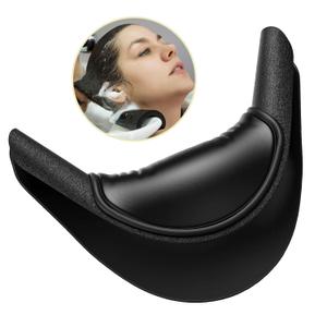 AISEELY Shampoo Bowl Neck Rest for Salon, Salon Shampoo Neck Rest Cushion, Professional Shampoo Bowl Neck Cushion, Silicone Salon Sink Neck Rest for Wash Basin Hair Washing Tray for Sink at Home (Soft Gel Pad & Silicone - 8.5*6.5in)