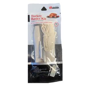 8 x Turkey Basics Kit: Make the Perfect Turkey, Includes Pop-up Timer, Stuffing Bag, Twine & 6 Stainless Steel Turkey Lacers