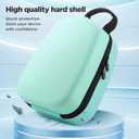 FOREGOER Hard Carrying Case Compatible with Meta Quest 3S/Quest 3/Oculus Quest 2 Official Original/Elite Strap VR Gaming Headset, Portable Travel Vision Pro Case for Touch Controllers Accessories