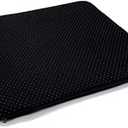 Jaegvida Silicone Seat Cushion Breathable Gel Egg Seat Cushion with Non-Slip Cover for Office Chair Car and Wheelchair (Black) Size 14*16