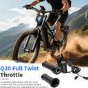 Q20 Full Twist Throttle Compatible with Ridstar Q20 Full Twist Throttle for 3-Pin Universal Ebike Throttle Waterproof Used for Upgrading Electric Scooters.