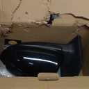 Dasbecan Left Driver Side Mirror Assembly Compatible with 2011-2016 Chevy Cruze Sedan/Hatchback Limited Non-Heated Power Glass Manual Folding Door Mirror Black 3 Pins GM1320420