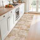 DEXI Kitchen Floor Mats Cushioned Anti Fatigue Runner, 23x107 Light Brown