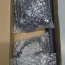 Industrial Pipe Towel Rack Towel Bar, Heavy Duty Wall Mounted Rustic Farmhouse Bath Towel Holder for Bathroom (Black, 12 inch)