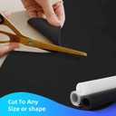 Extra Large Silicone Mat 24x36 Inch, 1.5mm Thick, Black, Cut-to-Fit, 36.2" x 24"