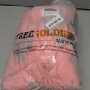 FREE SOLDIER Women's Waterproof Ski Snow Jacket Fleece Lined Warm Winter Rain Jacket with Hood Fully Taped Seams (Large, Pink)