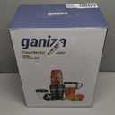 Ganiza Blender for Smoothies, 14 Pcs Smoothie Blender for Kitchen, Max 1300W Portable Blenders for Shakes Ice Crushing Grinding & More with 2 X 37 oz, 23 oz Cups, Perfect for Home & On - the - Go (Black)