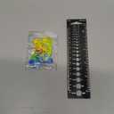 Ruidi Interchangeable Aluminum Circular Knitting Needles Set - 13 Pairs of 4 Inch (10cm) Needles with 4 Cables, Needle Holders & Leather Bag - Perfect for Smooth Knitting & Versatile Projects