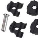 Bicycle Seatpost Clamp, Pole Clamp Bike Parts Stainless Steel Bicycle Accessory, Lightweight, Sturdy, Safe Grip (7 * 9mm/0.28 * 0.35in)
