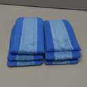 VanDuck Microfiber Cleaning Pads Compatible with Bona Mop (6 Pack) - Microfiber Mop Pads for Hardwood Floor for 18 Inch (Blue)