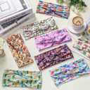 12 Pcs Book Lover Socks for Women Funny Book Print Headbands Reading Bookish Club Gifts for Christmas Librarian Students Teachers Gifts